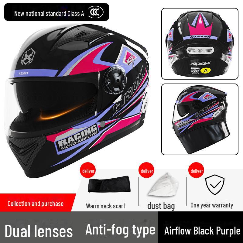 Шлем для электрического мотоцикла с сертификатом A1 3C — всесезонный, теплый, зимний, унисекс, полный шлем
