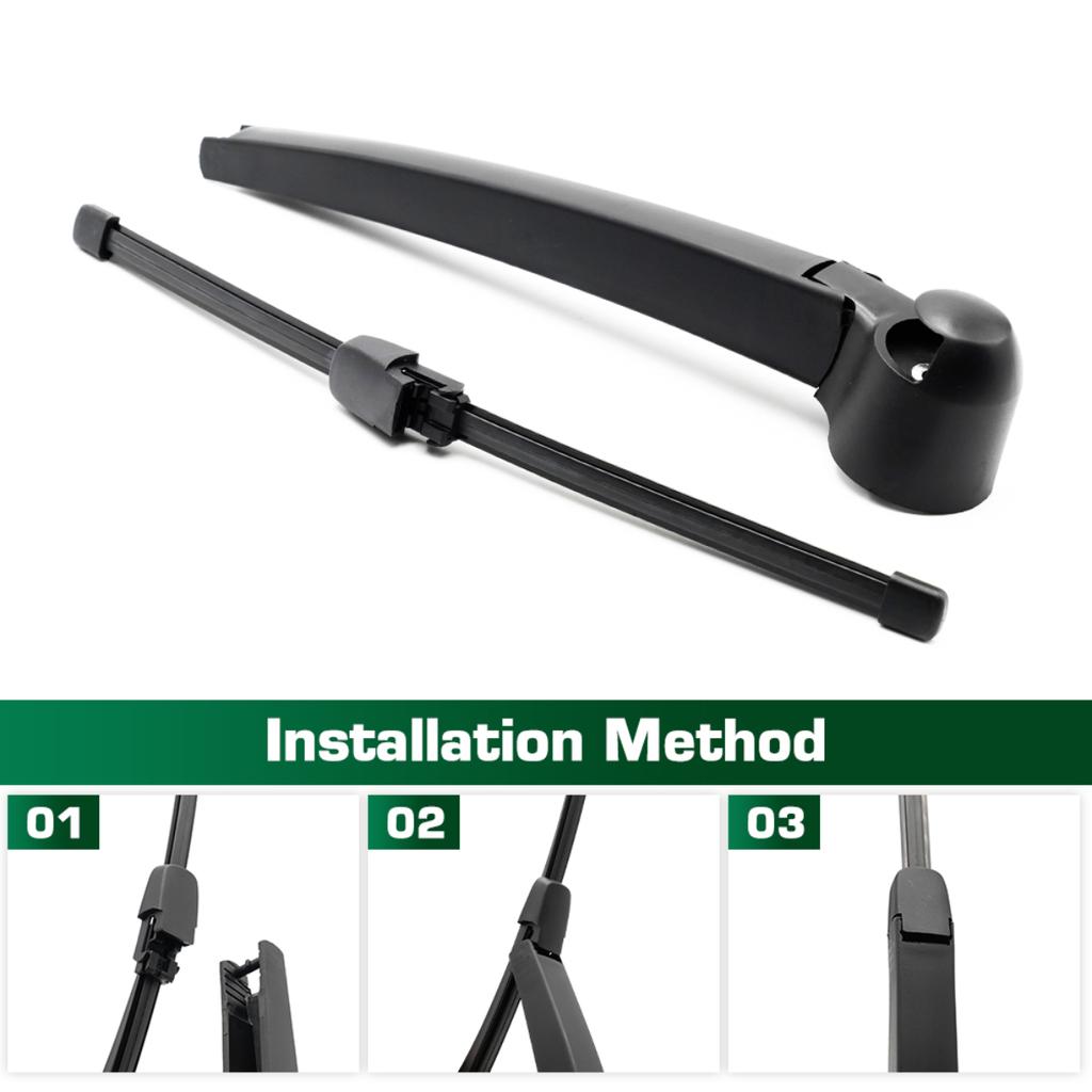 Дворник 11" Комплект заднего дворника и рычага для VW Polo 6N 6KV 1994 - 2002 Лобовое стекло Заднее стекло Окно задней двери Щетка для дождя