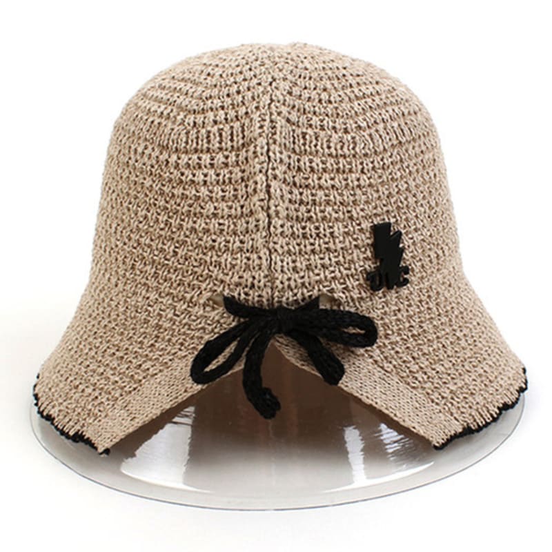 Universal Chemistry Summer Light Beige Edge Backopen Bucket Hat