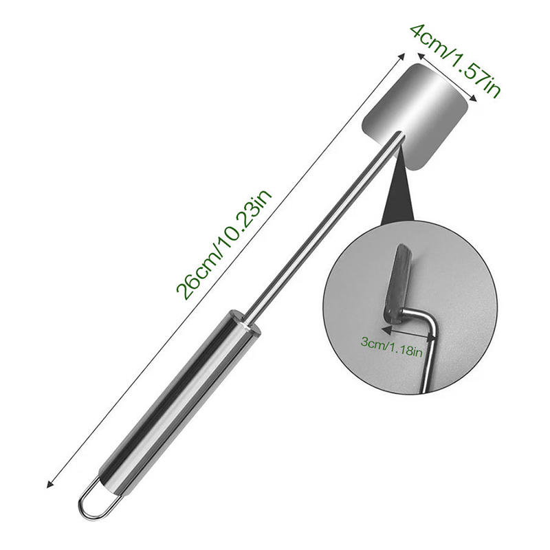Ручка для кукурузного рубанка из нержавеющей стали Кукурузоочиститель Отделите шелуху Наслаждайтесь свежей кукурузой с минимальными усилиями Не пачкайте руки Удобный инструмент
