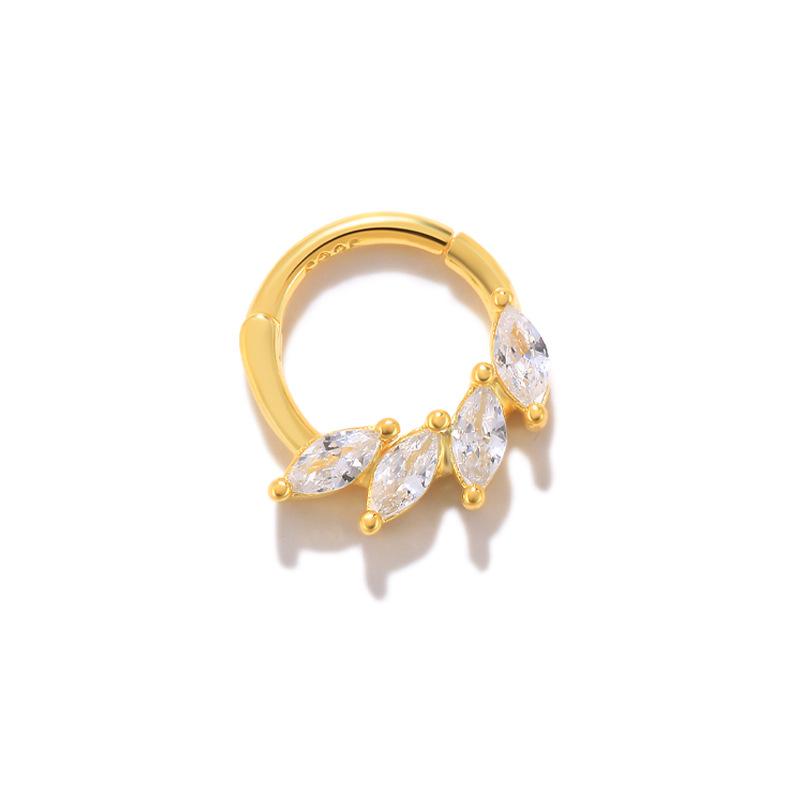 Серьги для пирсинга хряща из стерлингового серебра 925 пробы в стиле хип-хоп, кольца для носа, кольца для губ, серьги, украшения для тела, гипоаллергенные, для женщин и мужчин