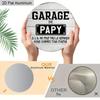 2D Flat Aluminum Garage Sign Metal Wall Decor Accessories for Home, Lover Gifts for Dad, Vintage Style Grandpa Home Decor, Father's Day Gift for