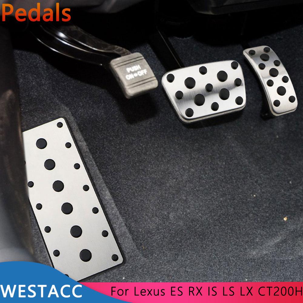 Автомобильные педали, чехол для Lexus ES 2013-2018 RX 2010-2015 IS LS LX CT200H 2011-2017, тормозная подставка акселератора