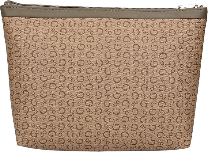Guess Crunch S9053959 Bag, Men's/Women's Pouch, Black/Brown, (Brown)