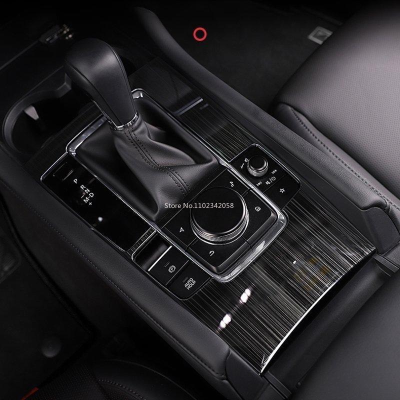 Для Mazda 3 Axela - аксессуары для салона из нержавеющей стали Панель центральной консоли подъемника стекла Внутренняя ручка крышка вентиляционного отверстия коробки передач
