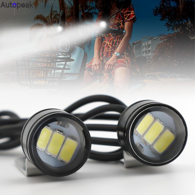 LED Auxiliary Motorcycle Headlight Fog light Accessories Motorcycle Mini Driving Light Spotlight Auto 12V Daytime Waterproof DRL