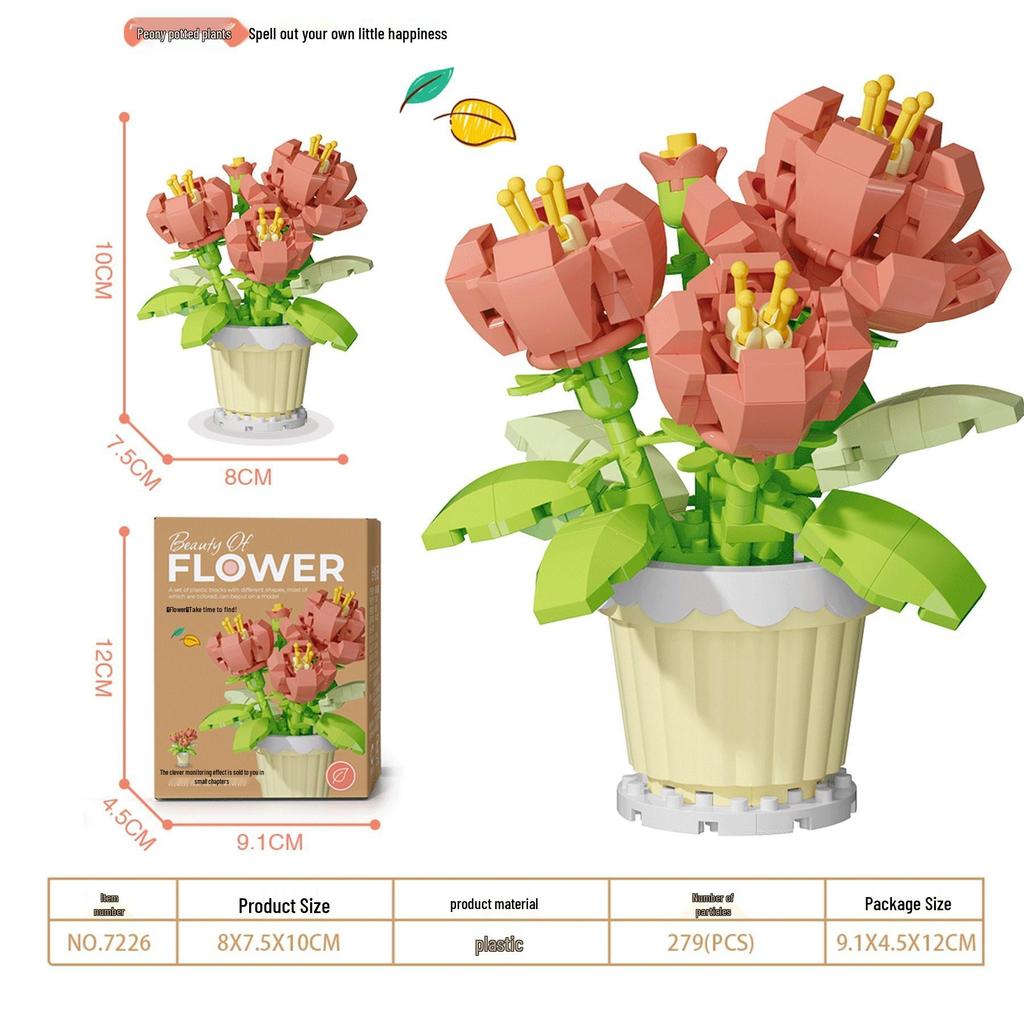 Суккулентный букет из цветов, конструктор - Праздничные подарки и игрушки