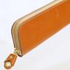 Porco Rosso Leather Pencil Case with Made from Genuine Tochigi Simple Camel Color for Men and Women Tray, Leather, Design, [sokunou]