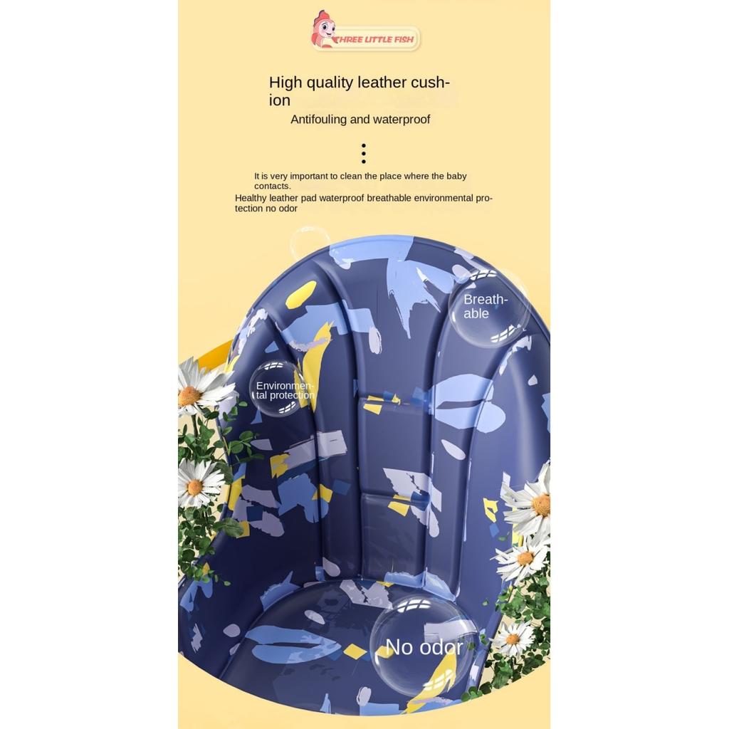 Детский обеденный стул, многофункциональный складной детский обеденный стул с регулируемой высотой, детский домашний портативный обеденный стол и стул