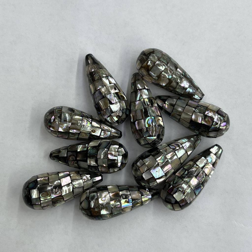 1Pc, Natural Abalone Shell Pendant, Fashion Minimalist Style Men Women Charms, DIY Necklace Components for Creative Jewellery Making, Festive Crafts