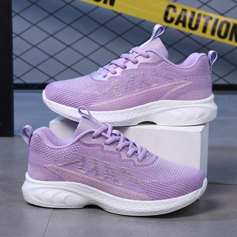 Spring breathable women's foot strength elderly shoes women's soft-soled mother shoes middle-aged and elderly walking shoes running sports shoes women