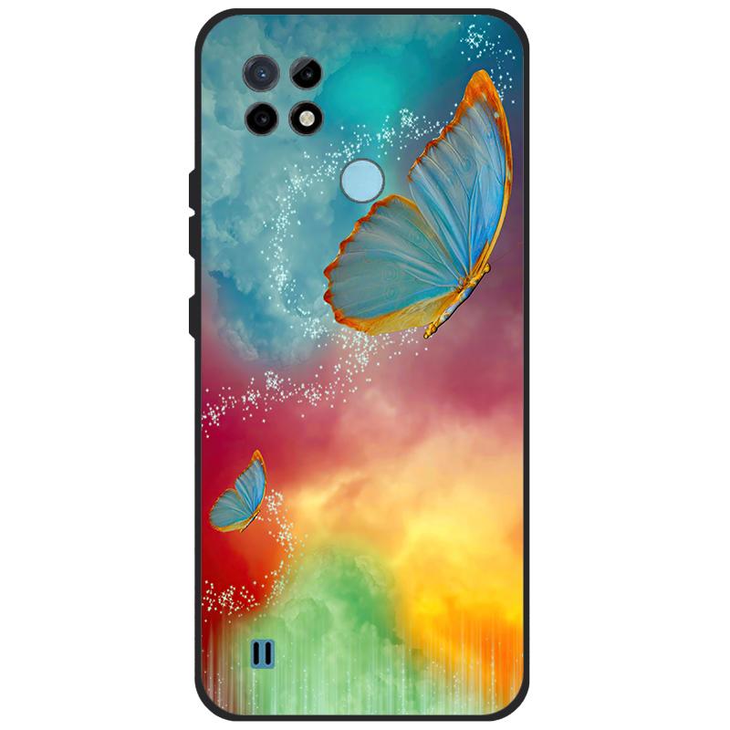 Силиконовый чехол для Realme C21Y C25Y, чехол для телефона OPPO Realme C21Y C25Y 4G, мягкий чехол RMX3261, бампер из ТПУ, 6,5 дюйма