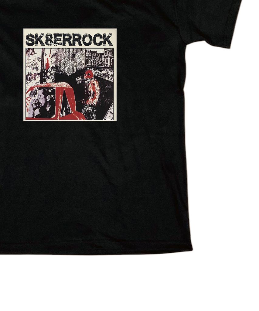 SK8ER ROCK Грязная Граффити Футболка ((черный))