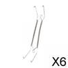6x Plate Hanger for Wall ,Dish Display Holders, , Invisible Wire Holder,Plate Spring Hook