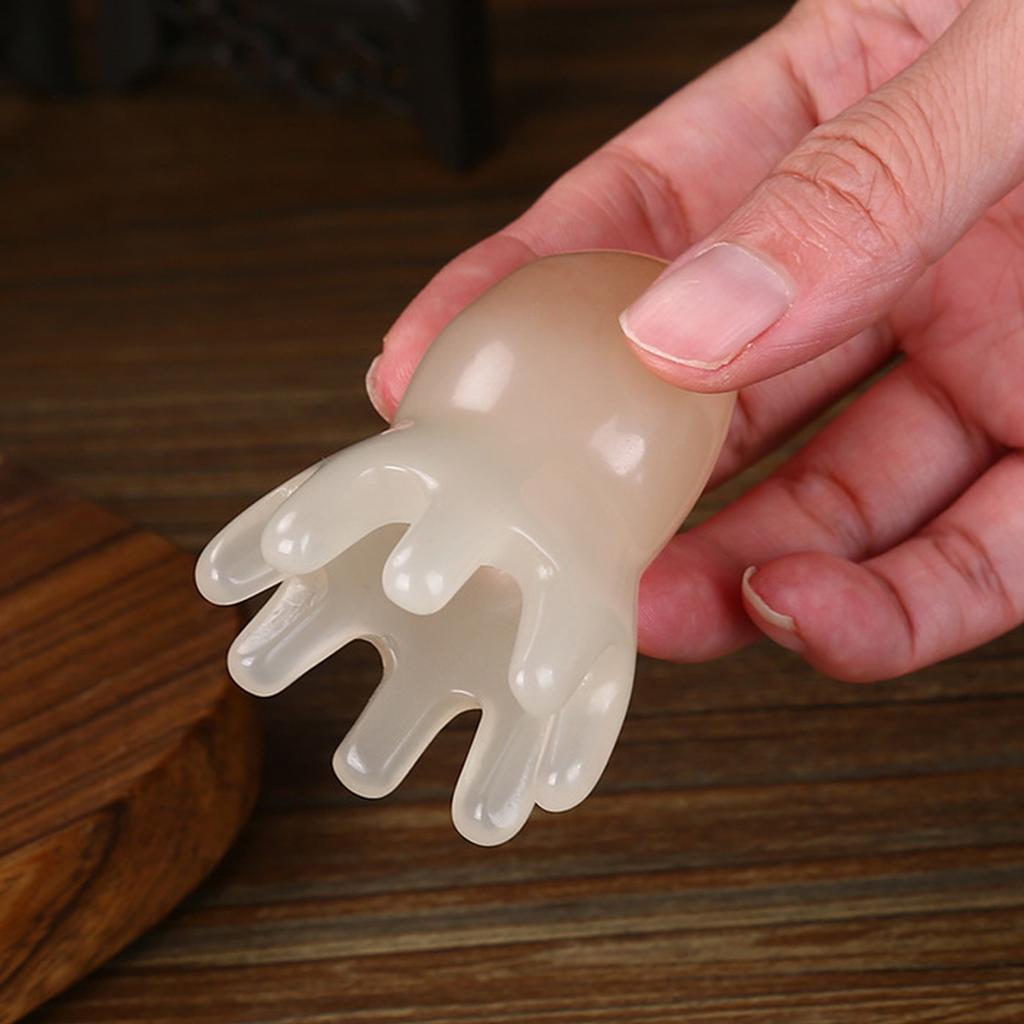 Resin Octopus Shape Massage Comb Multifunctional Portable Head Scalp Acupoint Massage Comb for Scalp Care Hair Brush