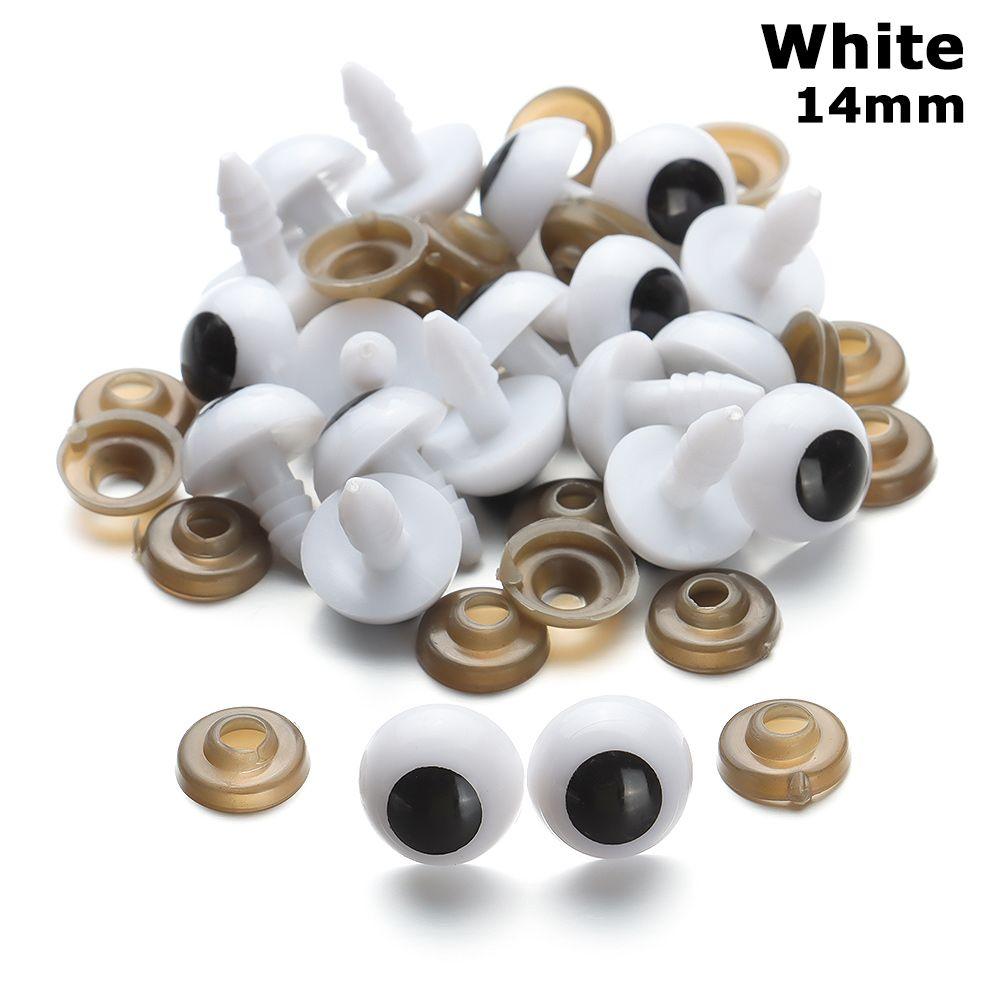 20pcs/10pairs High Quality Accessories DIY Eyeball Doll Making Crafts Safety Animal Toy Plastic Eyes