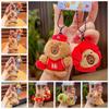 Funny Capybara Key Ring Soft Cartoon Animal Keychain Brown Plush Sport Pendant  Girls