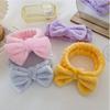 Knot Hair Band Coral Fleece Cosmetic Headbands Beauty Make Up Hairband  Women