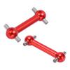 4 шт. алюминиевый сплав собачья кость приводной вал набор для Tamiya TT01 TT02 RC Car Upgrade PartsRed