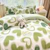 Свежий и пасторальный стиль растений и цветов, общежитие, дом, набор из трех предметов, набор из четырех предметов, шелковисто-мягкое и нежное постельное белье