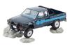 TOMYTEC Tomica Limited Vintage Neo 1/64 Scale LV-N321b Nissan 4x4 King Cab Truck (North American Model, Blue) - Finished Model (Product Code: 332855)