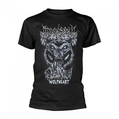 Футболка Moonspell унисекс для взрослых с волчьим сердцем