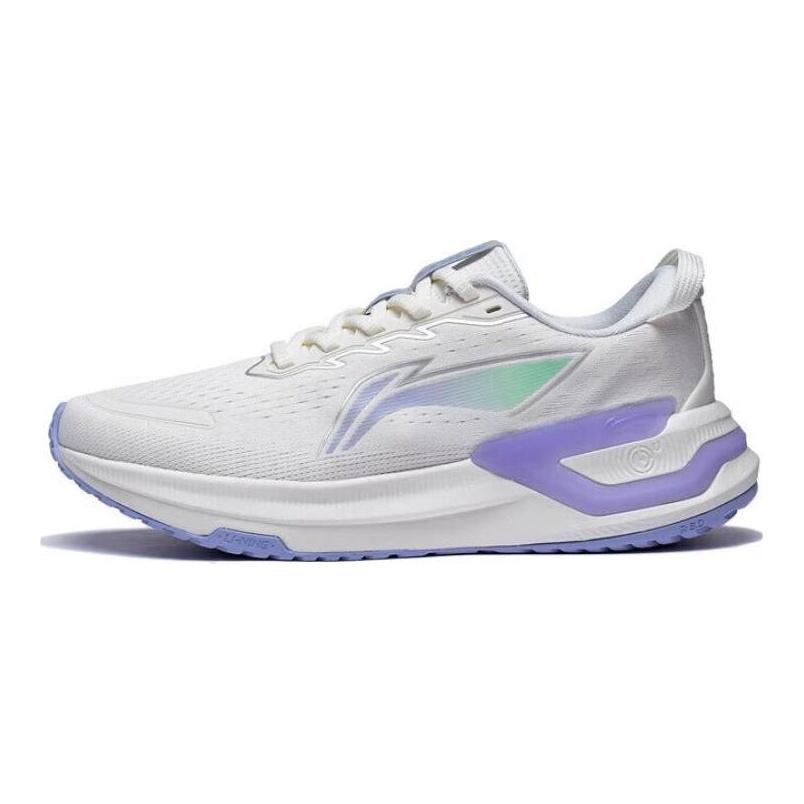 Li Ning YueYing 3.0 Амортизирующие Скользкие Устойчивые к истиранию Дышащие Низкие Беговые Кроссовки Женские Белые ARHT020-1