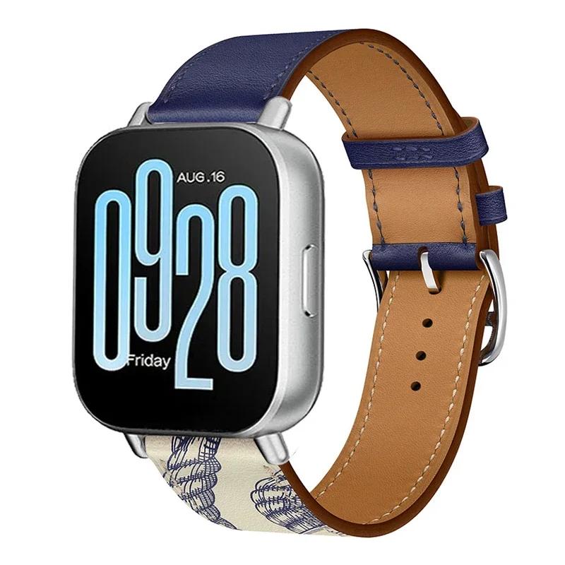 Кожаный браслет-петля для Realme Watch 5 Аксессуары для ремешка 22 мм Ремешок для Realme Watch S2/3 3Pro S SPro/2 2 Pro Ремешок для часов