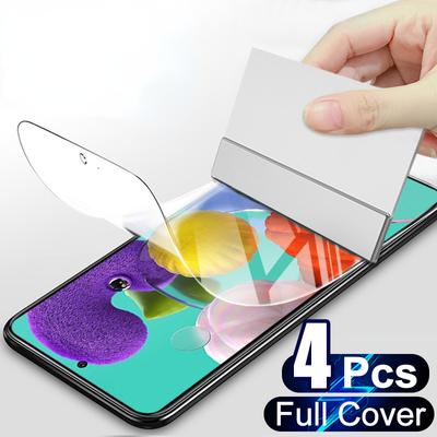 Гидрогелевая пленка для Samsung Galaxy A51 A71 A31 A32 A52 A72 A33 A53 A73, защитная пленка для экрана Samsung A12 A02 A03S A21S, 4 шт.