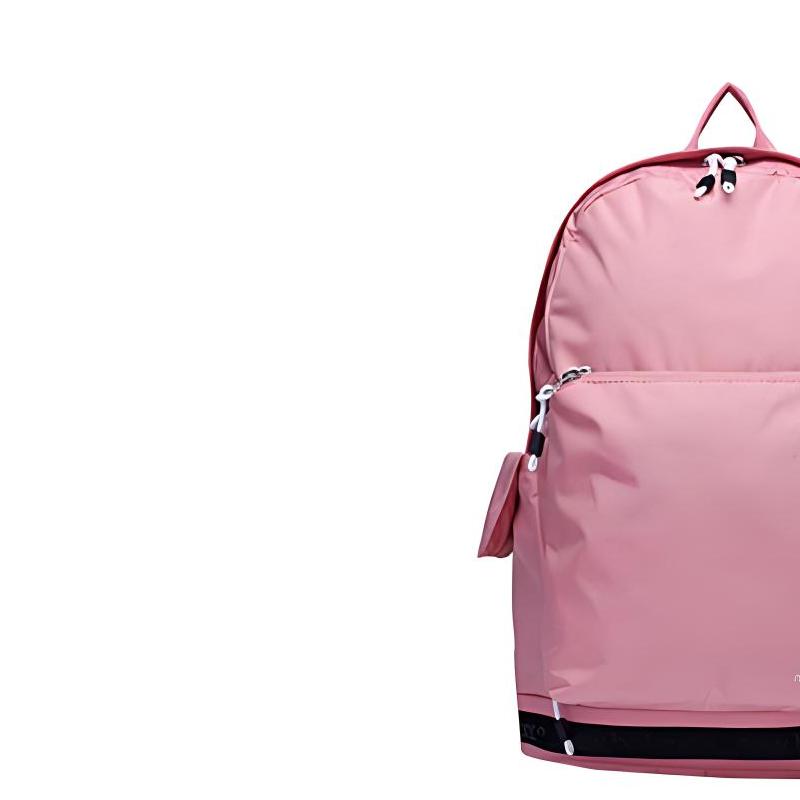 New Balance Sports Casual Zipper Adjustable Shoulder Strap Fabric Backpack Women Backpack Pink Purple GC741022-LP