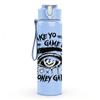 1PC Make It Rain Money Bag Funny Quote Print 750ml Color Plastic Sports Water Bottle Leakproof Flip Straw Lid Suitable for Sports Office Home Use