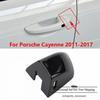 For Porsche Cayenne 2011-2017 New Left Door Handle Lock Cylinder Cover Black US