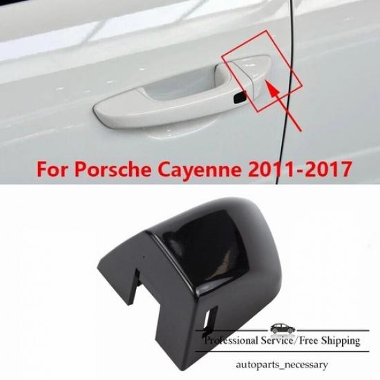 For Porsche Cayenne 2011-2017 New Left Door Handle Lock Cylinder Cover Black US