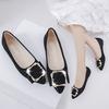 New 2025 New Spring Shoes Women Flats Top Quality Flat Shoes European Style Loafers Round Toe Casual Shoes Plus Size 569