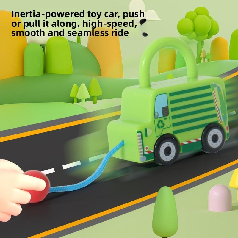 Puzzle Unlocking Montessori Toy Vehicle Kids Early Educational Development Play