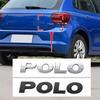 1 шт. 3D ABS POLO Автомобильный буквенный значок Задний значок на багажник Наклейки наклейка Наклейка стайлинг Автоаксессуары Для Volkswagen VW POLO