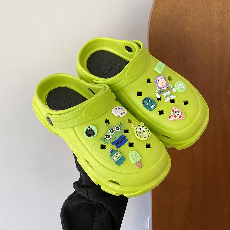 Женские клоги на толстой подошве, увеличивающие рост: Стильные Нескользящие, Дышащие, с Закрытым Носком для Ношения на Улице, в Офисе, Операционной или Летом.