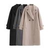 Kaslead New Arrival Women's Clothing Fashion Style Fashion Minimalist Loose Wide Version Long Soft Woolen Coat Outerwear