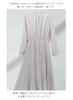 Sueeya Pleated Shirt Dress with Elastic and and Elegant Design for and Perfect for and Women's Waist, Ribbon, Tucks. Cute, Slimming, Stylish,