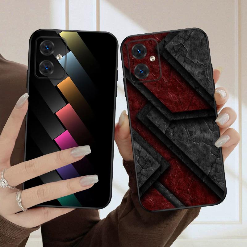 2D Цветные блоки Для Motorola Moto G 04 05 14 15 24 34 35 54 55 75 84 85 Edge 40 50 Fusion 60 Fusion Силиконовый мягкий чехол для телефона