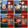 Cartoon Mid-Autumn Festival Lantern Antique Ancient Rabbit Flower Lantern Handmade Traditional Lantern DIY Material Package
