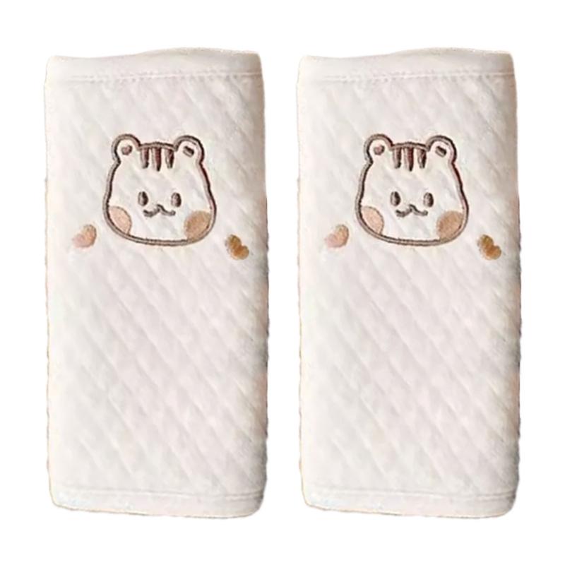 Подушечки на ремни безопасности с животным принтом, подушка на ремень безопасности, автомобильные аксессуары, накладка на плечевой ремень