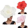 Fashion Bridal Hair Accessories Makeup Prom Hair Band Large Flower Bow Hat Headdress