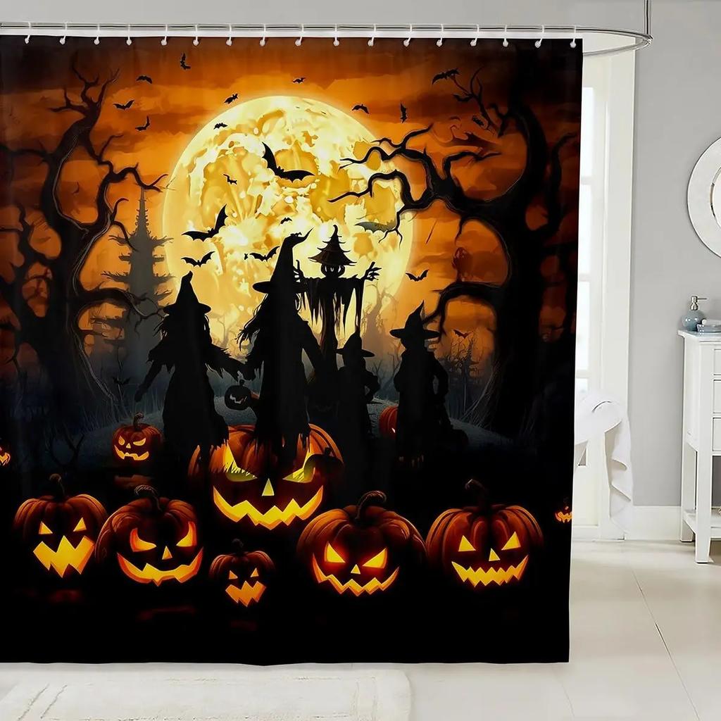 Мультяшная шторка для душа с кошкой, Японская живопись укиё Волны Восход Занавеска для ванной Комната для детей Подростков Женщин Декор, Океан Водонепроницаемая