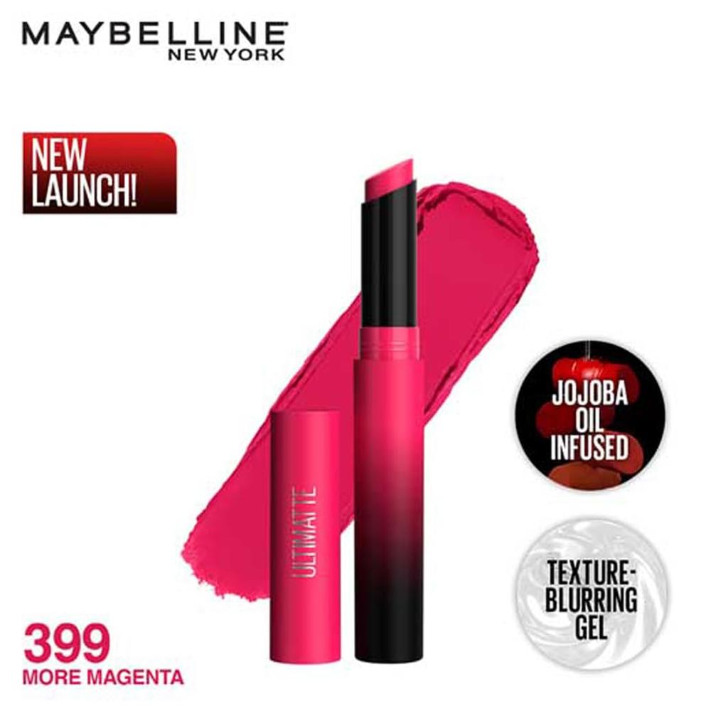 Maybelline New York Color Sensational Ultimattes Lipstick Matte Finish Bold Long-Lasting Lip Colour 1.7g