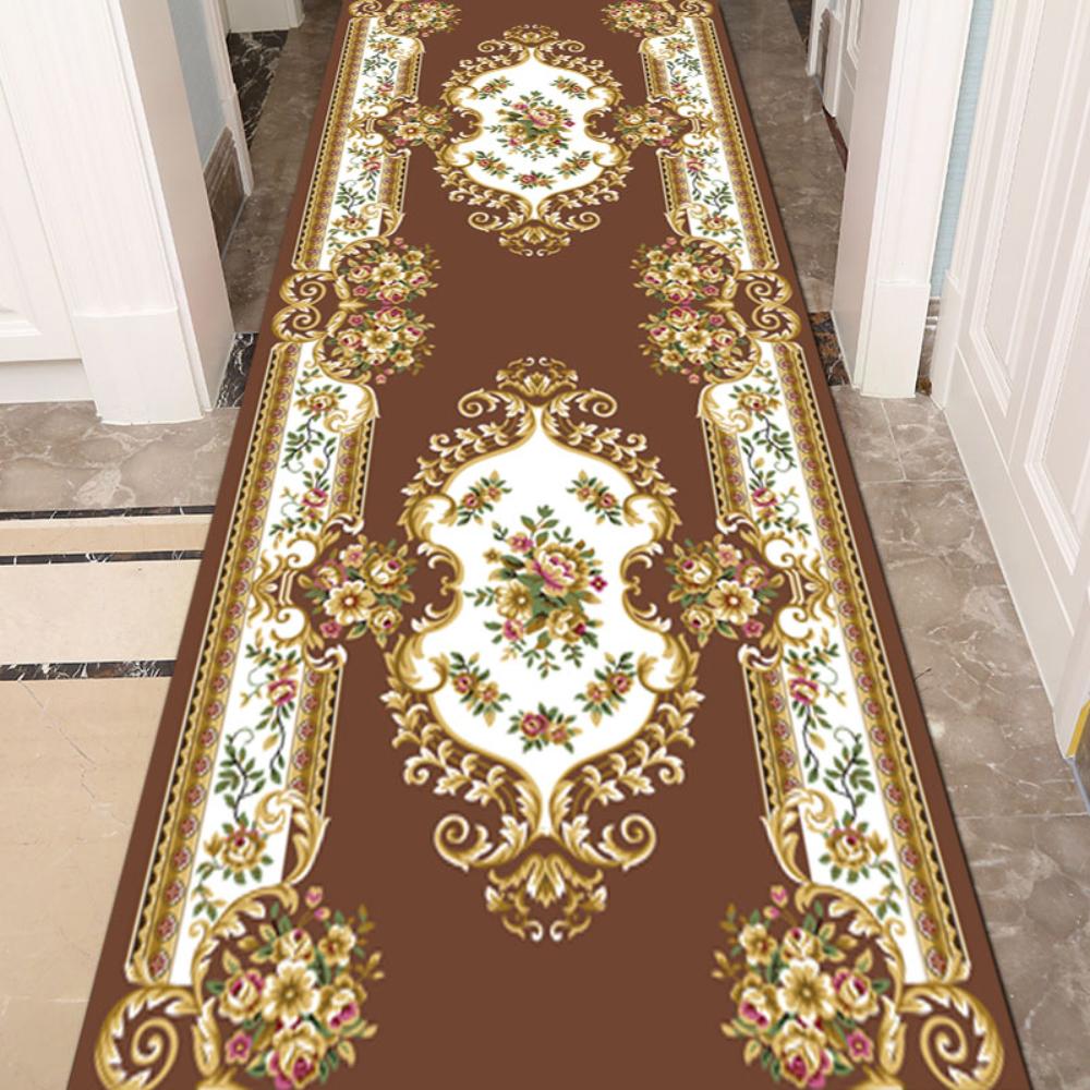 Ковер для длинного коридора в марокканском стиле, украшение, ковер для прихожей, нескользящий, моющийся, гостиничный, коммерческий коврик для пола, ковер на заказ