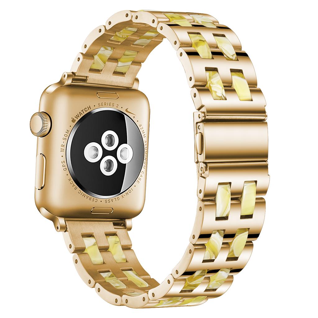 Ремешок для часов для iWatch Serie 9 41 мм 45 мм 8 7 6 5 Ремешок из нержавеющей стали и смолы для Apple Watch Ultra 2 49 мм, ремешок 40 мм 44 мм