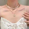 Многослойное Ракушечное Звезда-рыба Ожерелье Женское Нишевый Дизайн Приморский Стиль Отпуска Цепочка на Шею Аксессуары