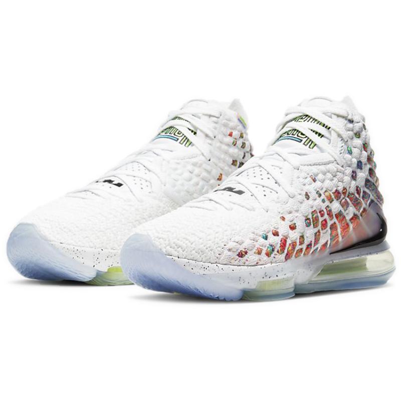 Nike Кроссовки LeBron 17 EP Белые Черные BQ3178-100