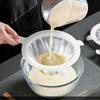 1 шт., кухонный фильтр для молока с орехами, ультратонкий сетчатый фильтр, сетчатый фильтр-ложка для соевого молока, ситечки для йогурта